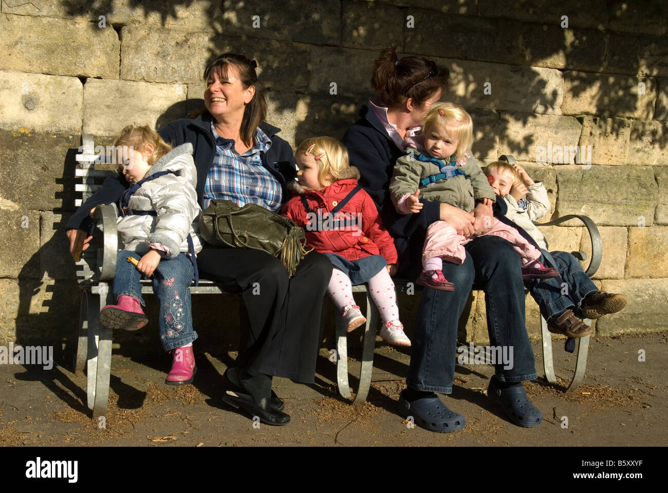 Nursery school outing in Gloucestershire, England Stock Photo Alamy