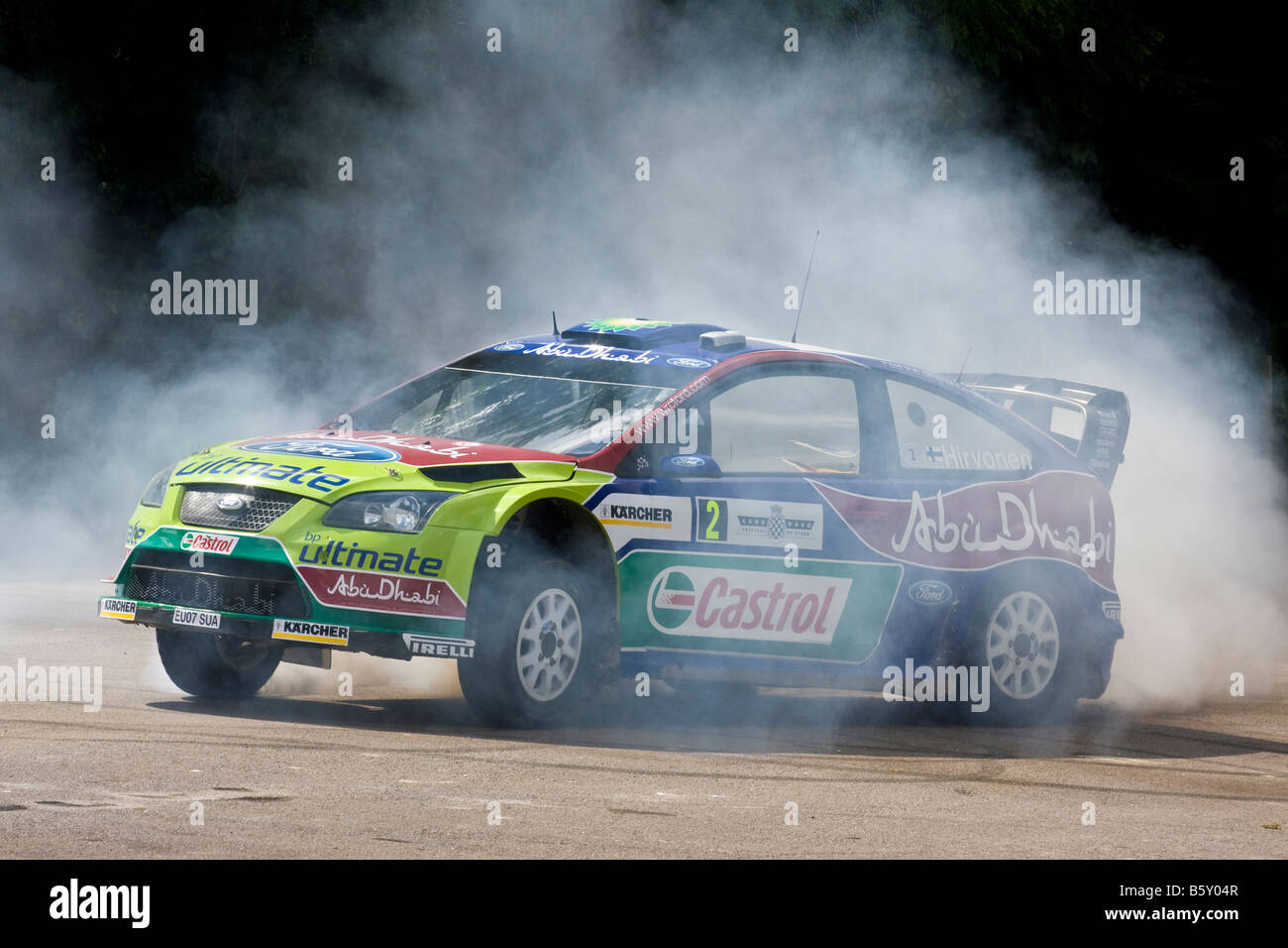 FORD Focus RS WRC モンテカルロ 2008 M.Hirvonen 2008 Swedish Rally - Mikko Hirvonen in his Ford Focus RS WRC