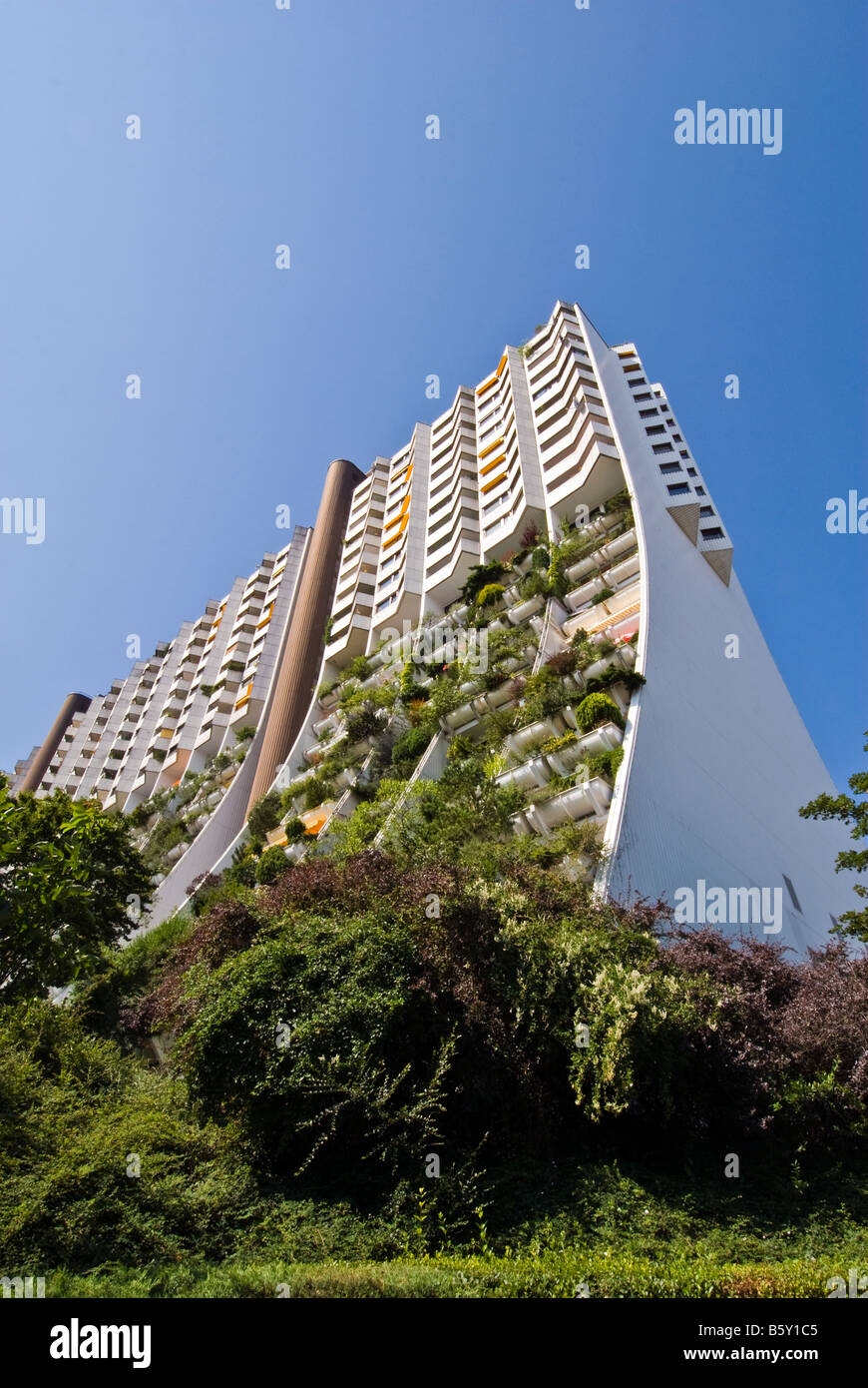 Social housing in Vienna suburbs, Austria Stock Photo Alamy