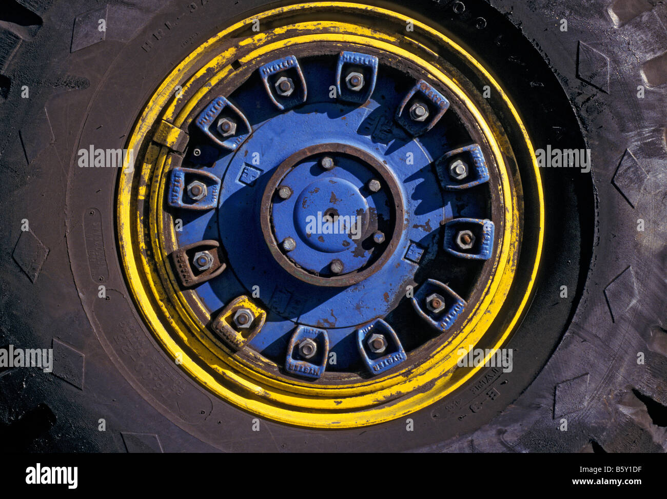 Truck wheel Stock Photo