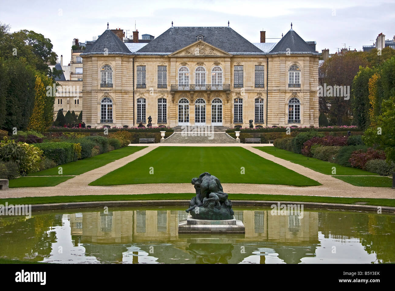 Rodin museum in Paris,France Stock Photo