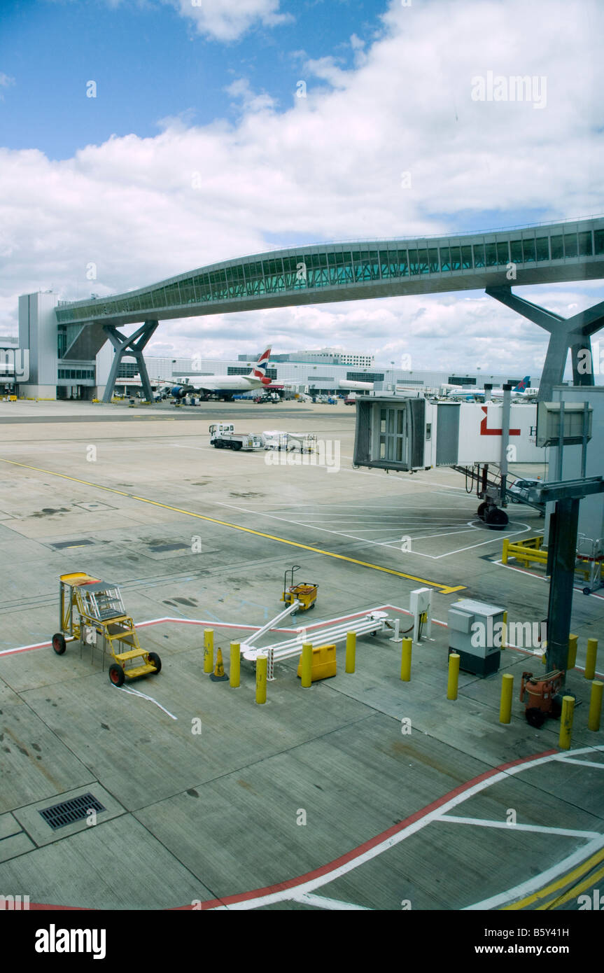 Footbridge North Terminal Gatwick Airport UK Stock Photo Alamy