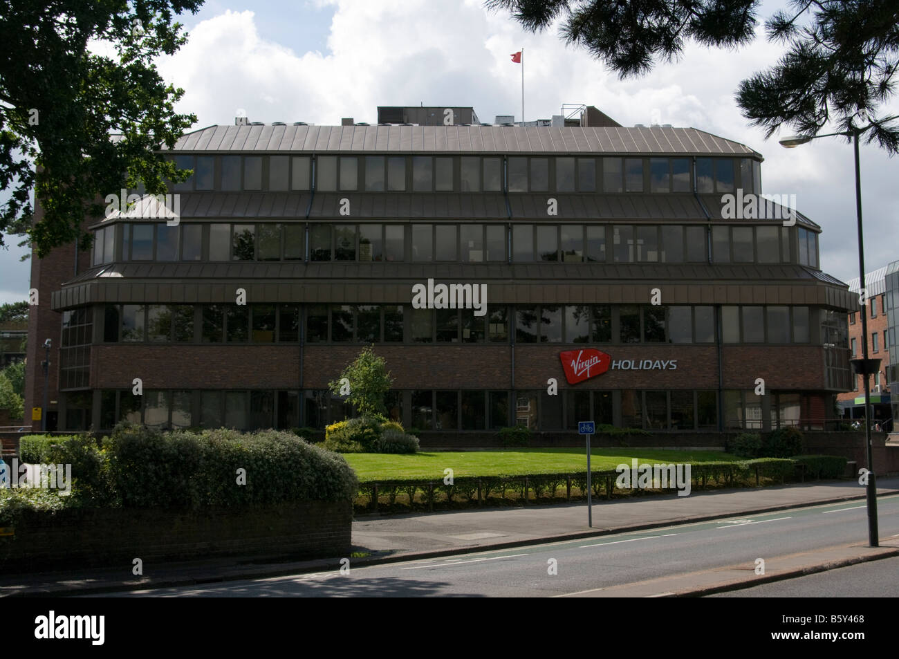 Virgin Holidays Building offices Headquarters Crawley West Sussex Stock Photo