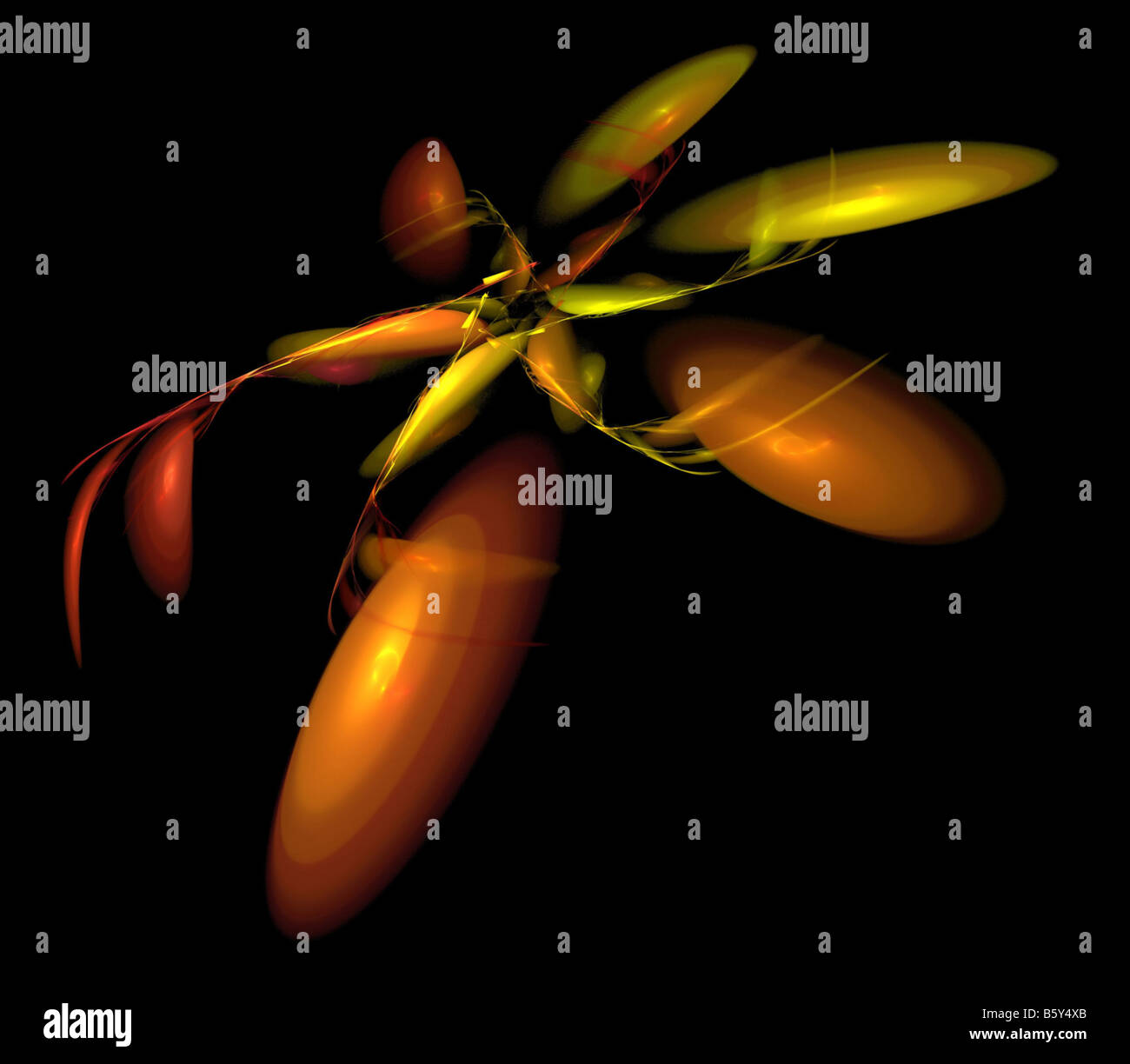3d fractal illustration looks hi-res stock photography and images - Alamy
