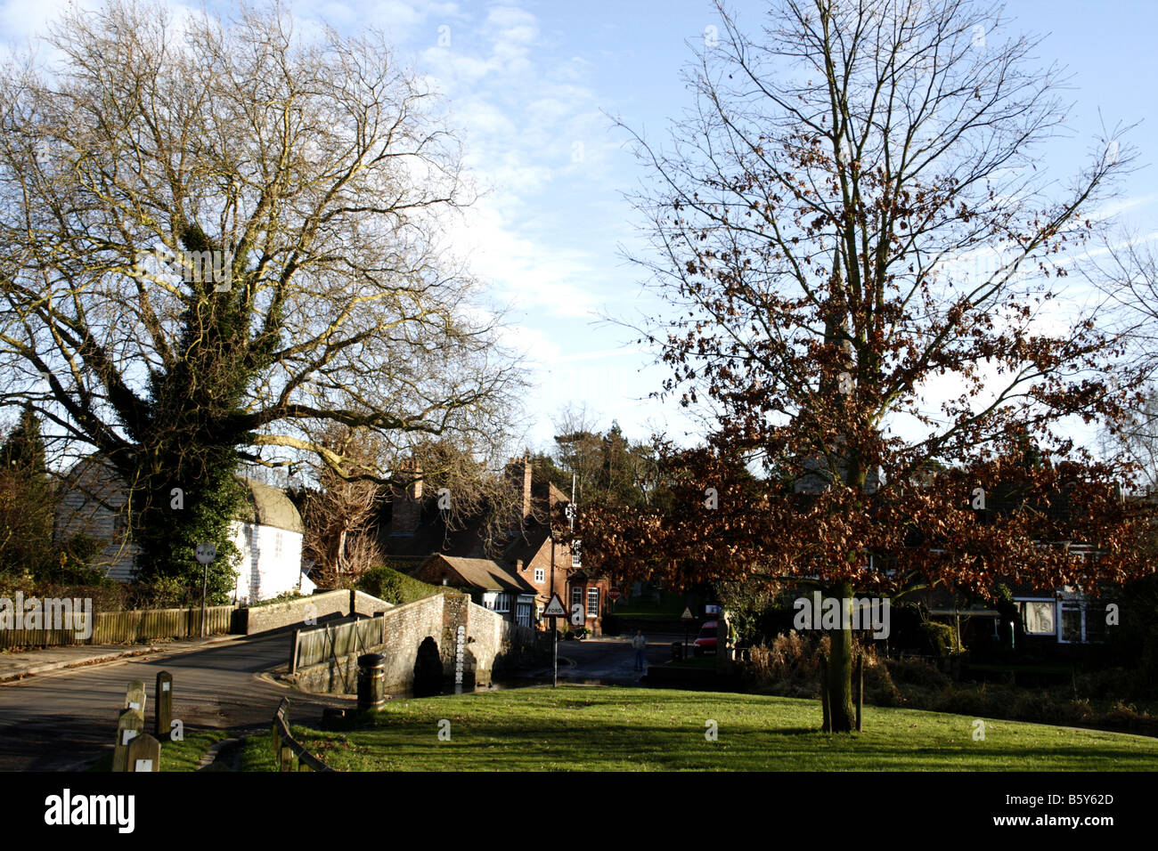 eynsford village darent valley kent england uk 2008 Stock Photo Alamy