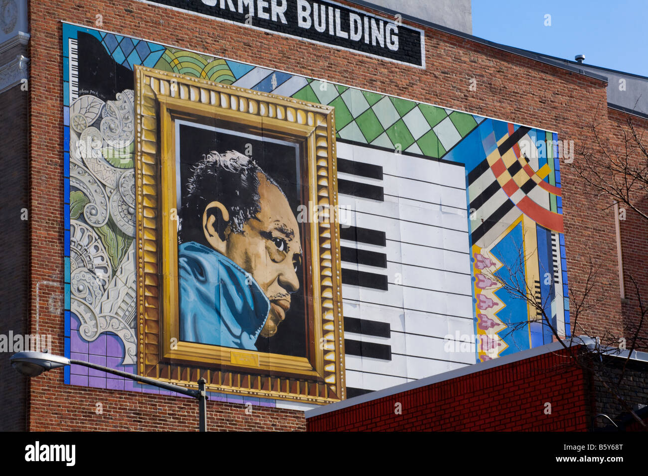 Duke Ellington mural U Street Washington D.C Stock Photo Alamy