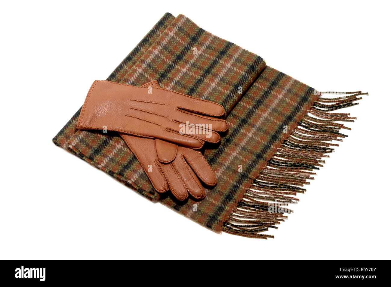Scarf and Gloves Stock Photo Alamy