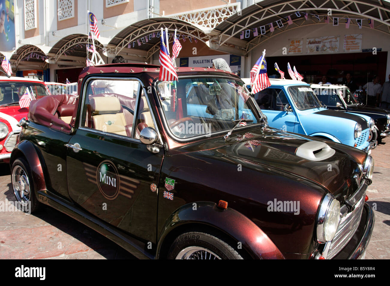 Mini cooper cars in Terengganu, Malaysia Stock Photo Alamy