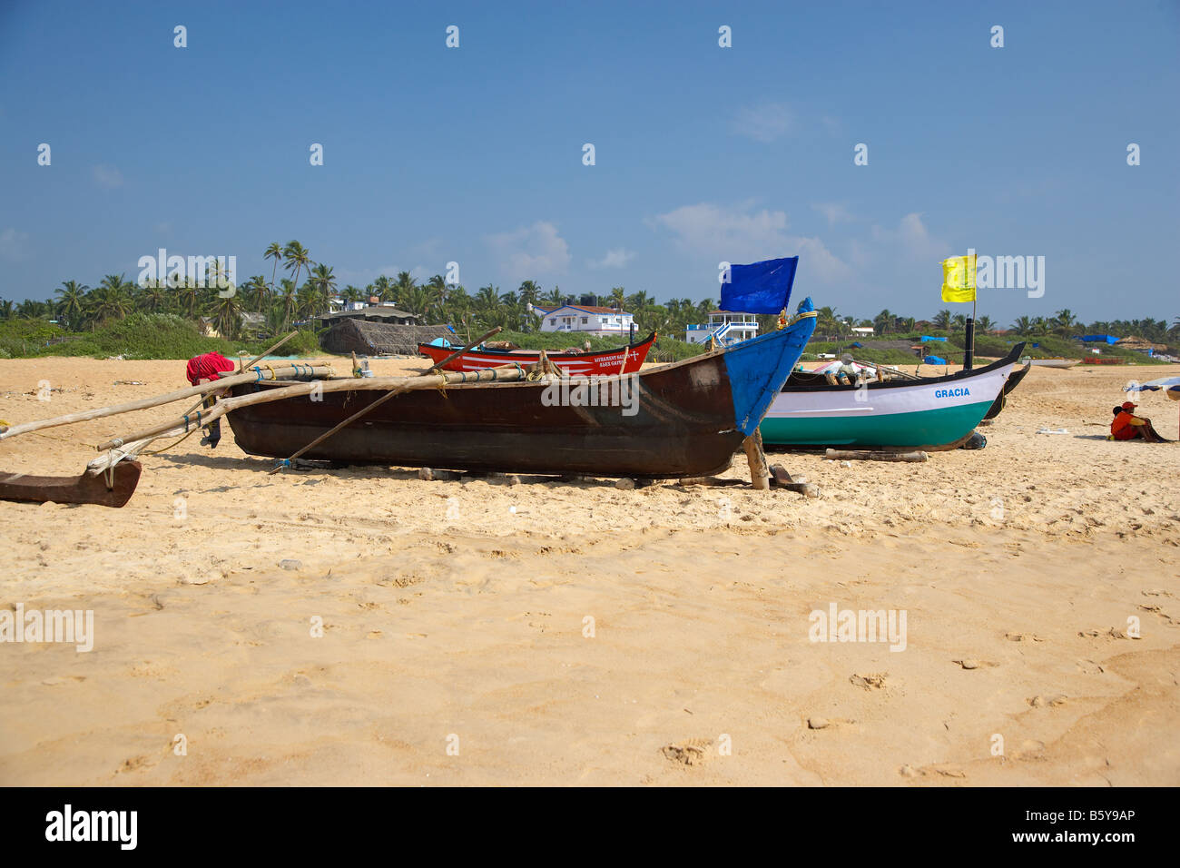 Fishing boats goa hi-res stock photography and images - Alamy