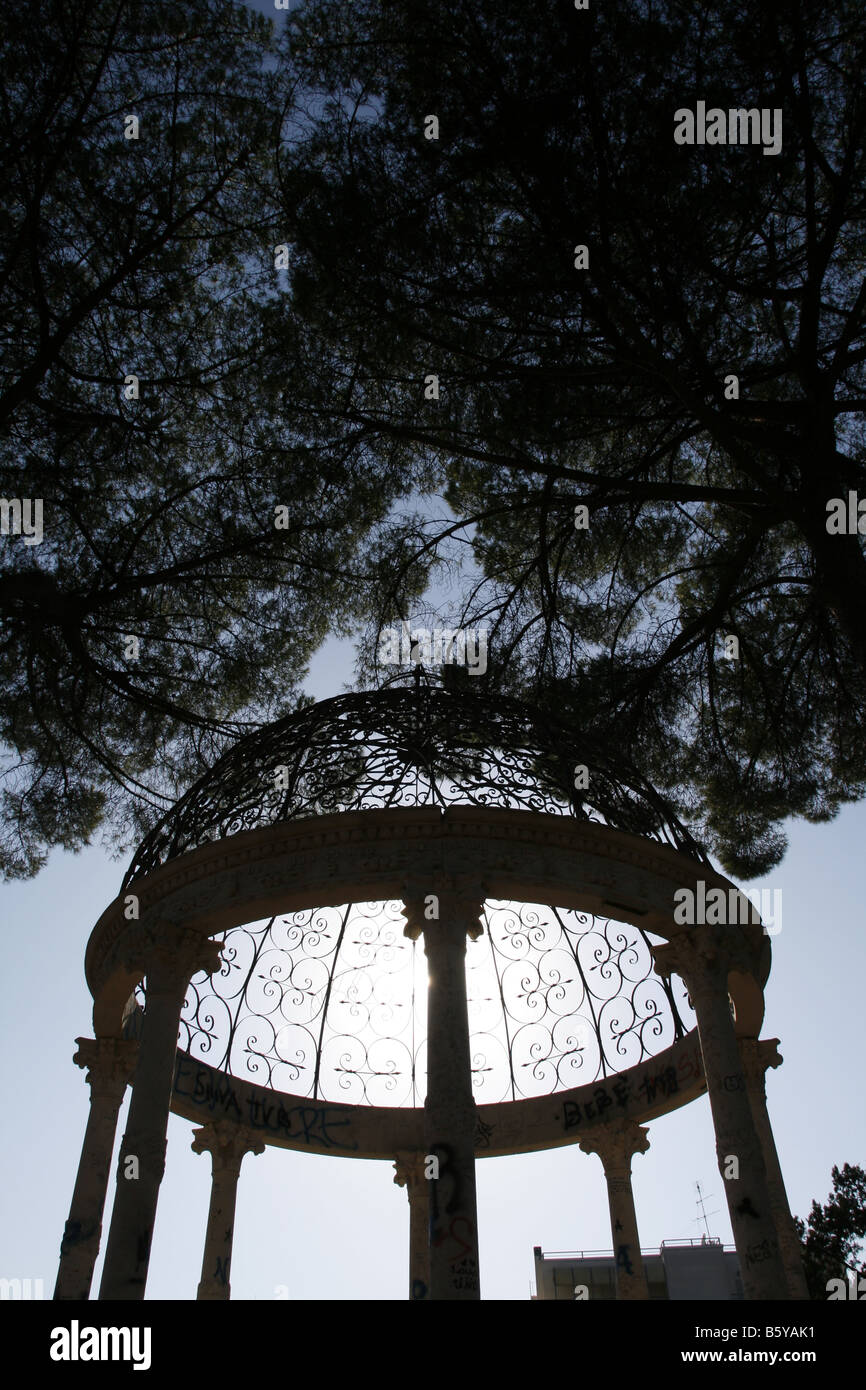 gazebo in villa sciarra park in rome italy Stock Photo Alamy