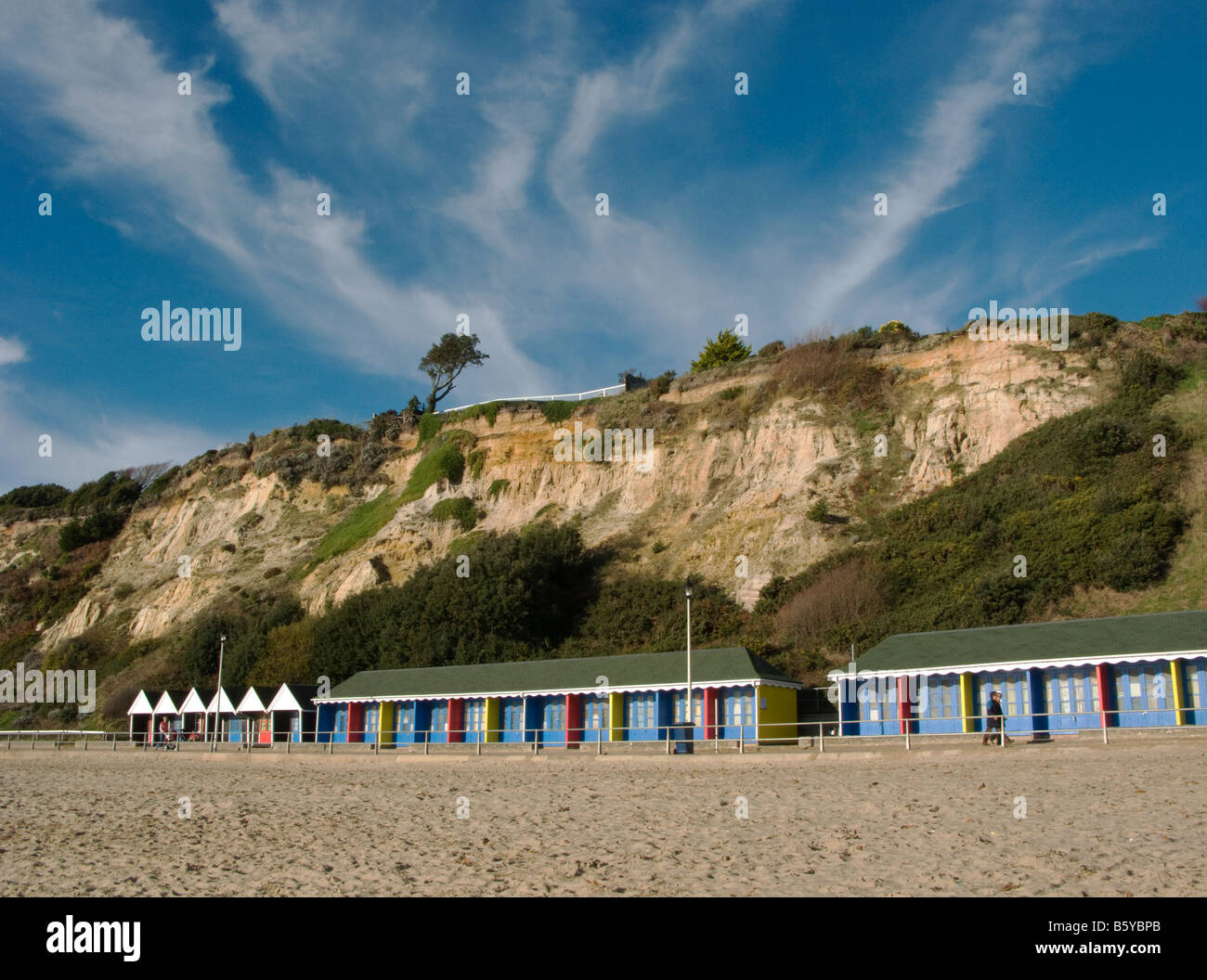 Beach huts canford cliffs hires stock photography and images Alamy