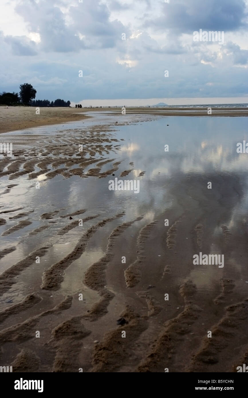 Low Tide At Chendering Beach In Kuala Terengganu Malaysia Stock Photo Alamy