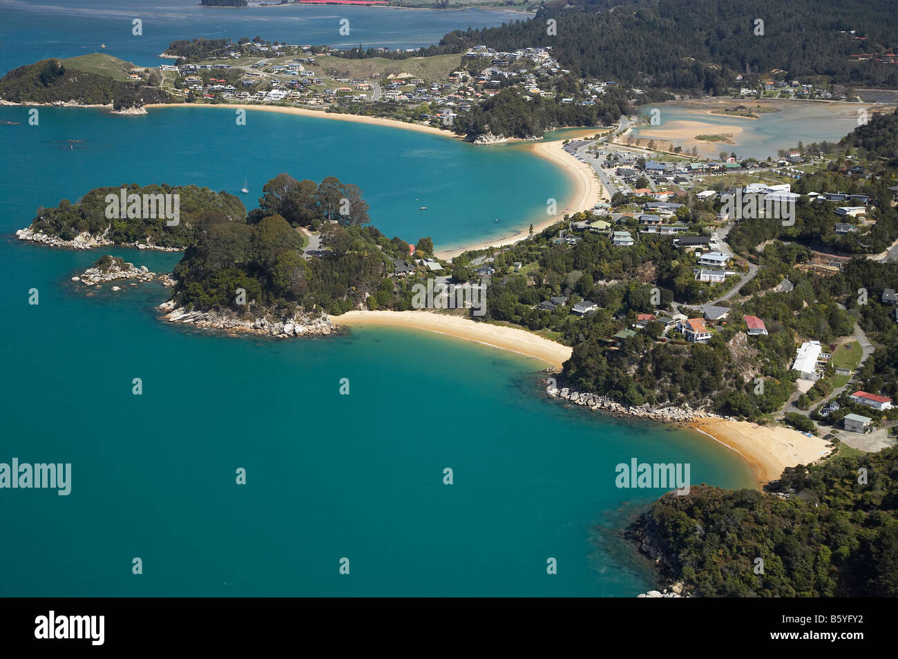 Kaiteriteri top Breaker Bay middle Honeymoon Bay bottom Nelson Region