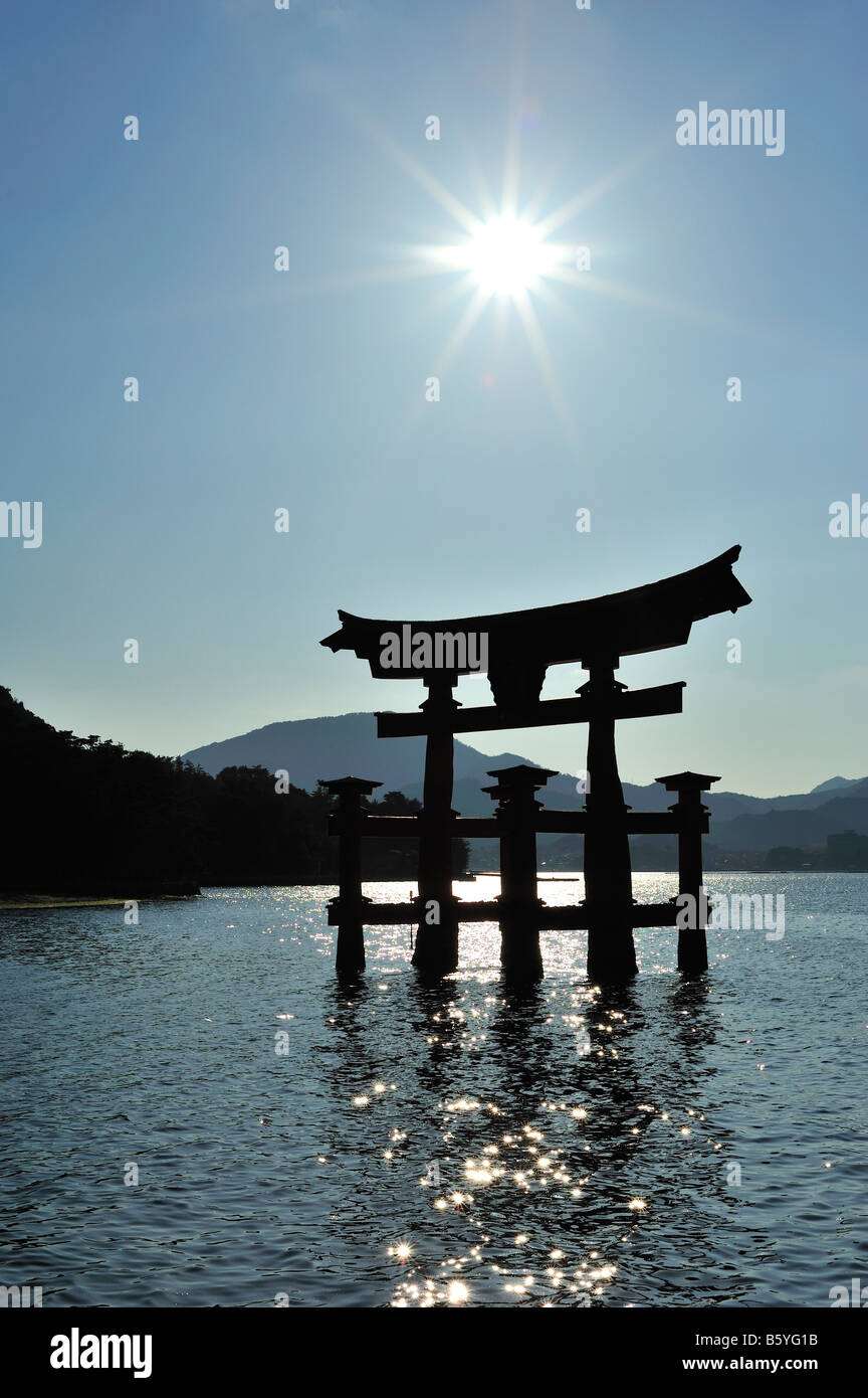 Floating Gate, Miyajima cho, Hatsukaichi, Hiroshima Prefecture, Japan