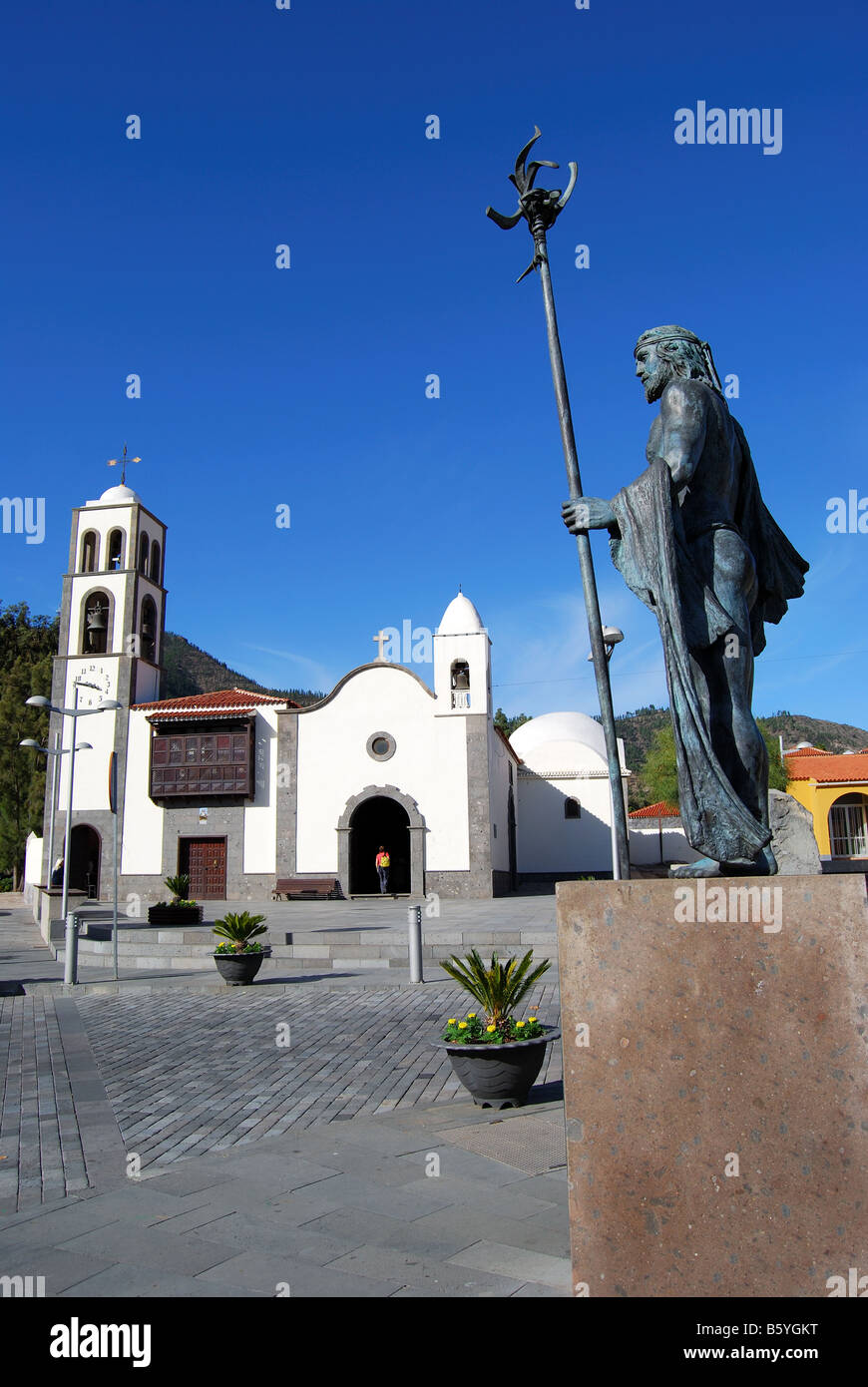 Church of San Fernando, Santiago del Teide, Tenerife, Canary Islands, Spain Stock Photo