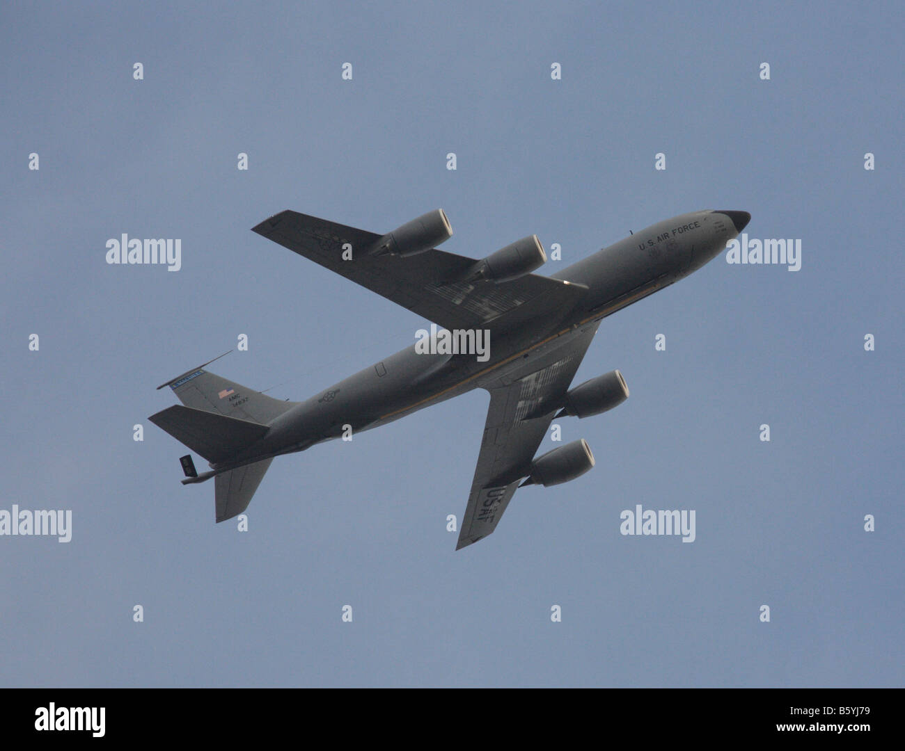 A boeing Kc-135 Stratotanker. Stock Photo