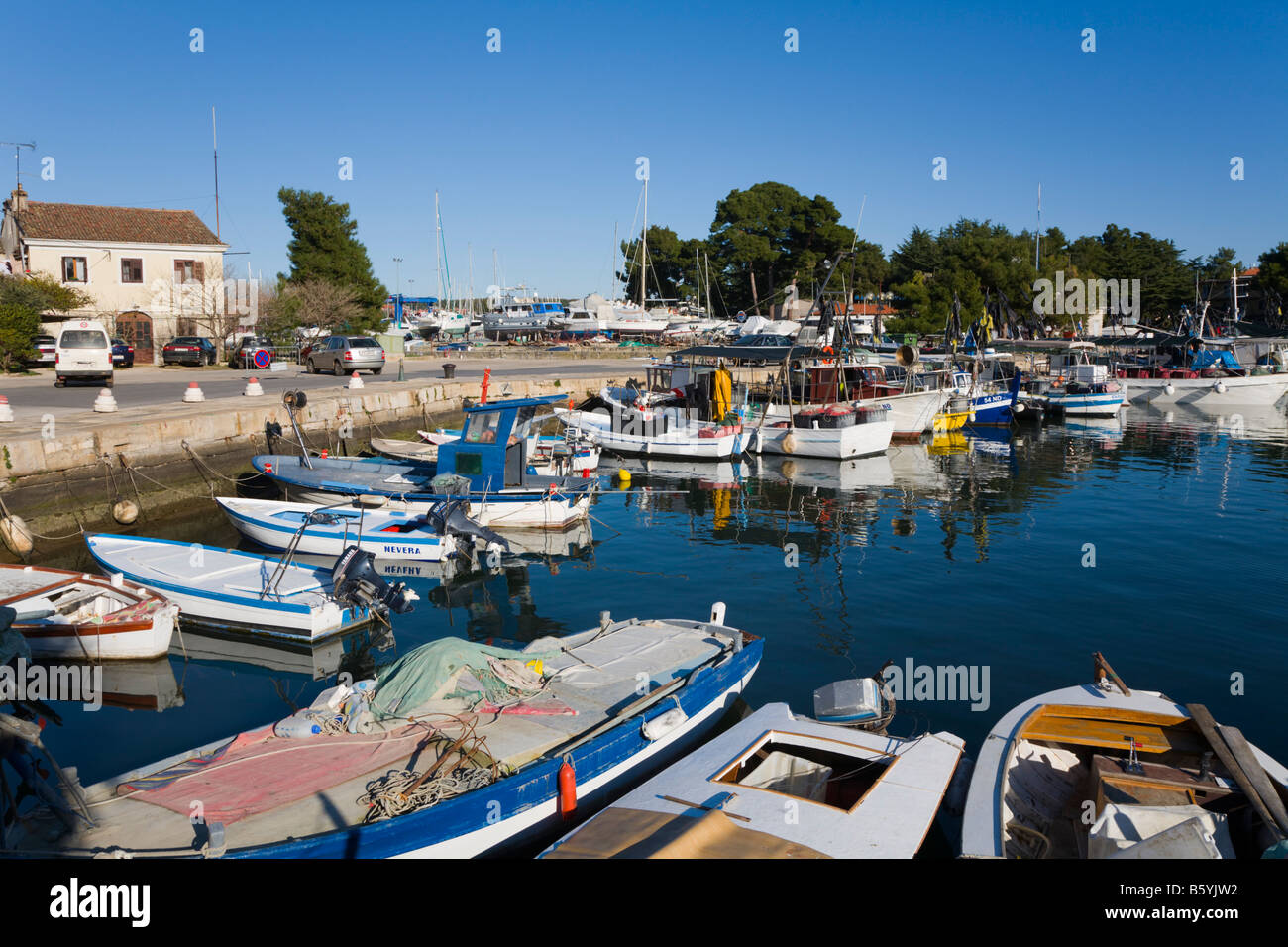 Boats near Novigrad, Istria, Croatia Stock Photo - Alamy