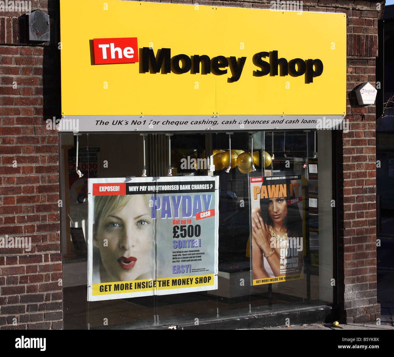 The Money Shop, Friar Lane, Nottingham, England, U.K. Stock Photo