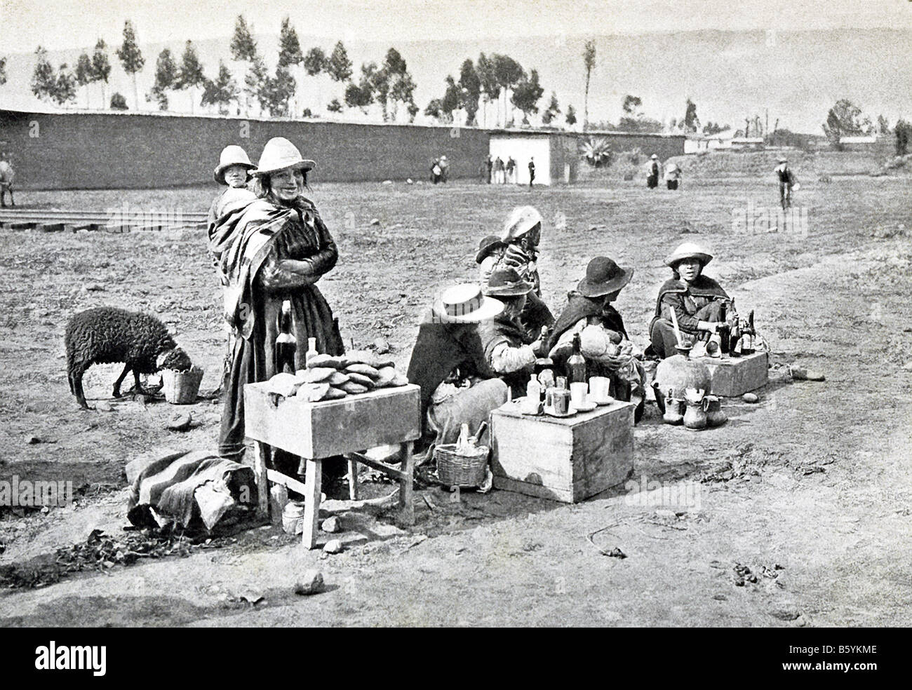 Market in Huancayo Stock Photo