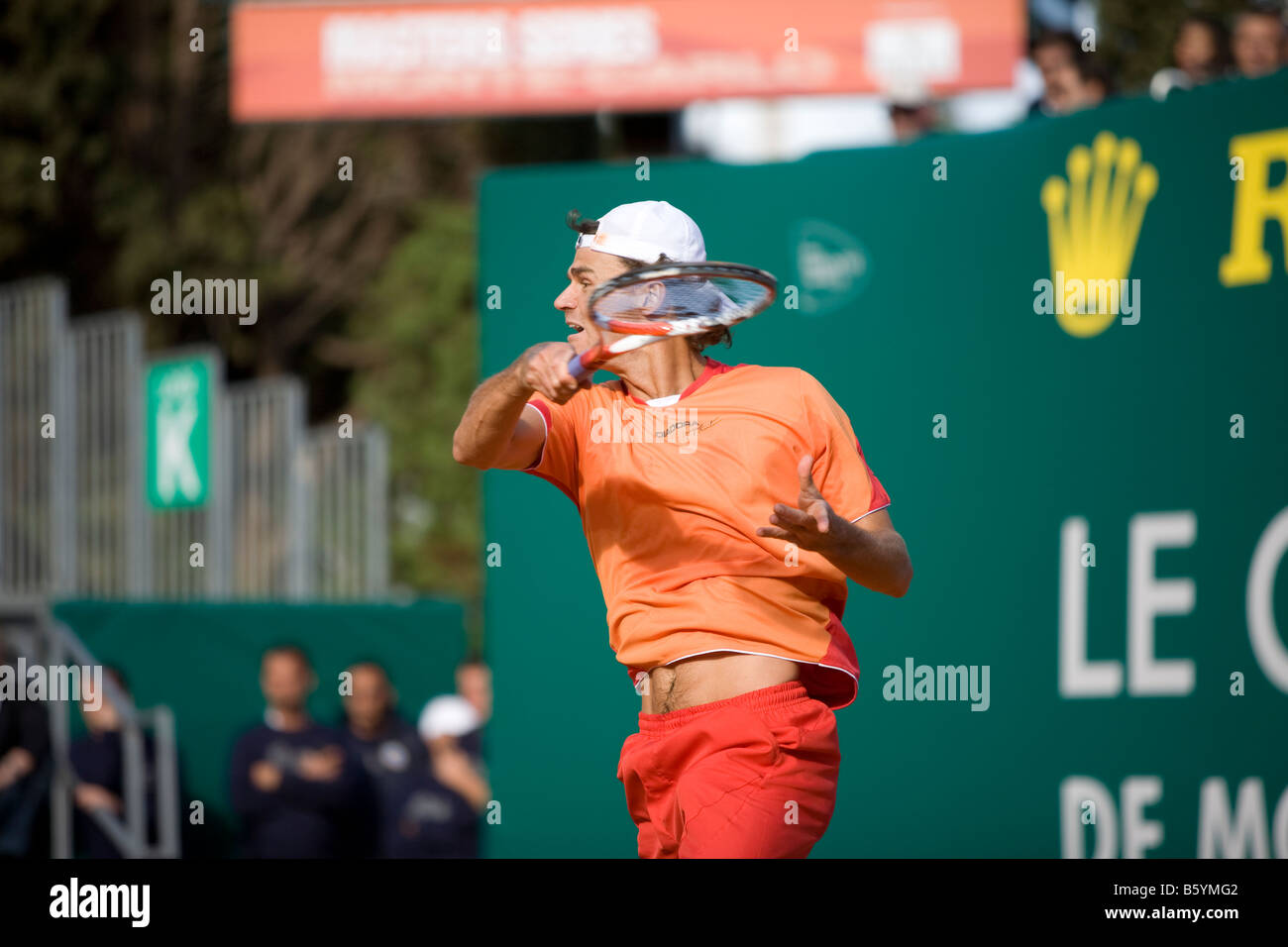 MONTE CARLO MONACO APRIL 21 Ivan Ljubicic CRO v Gustavo Kuerten BRA