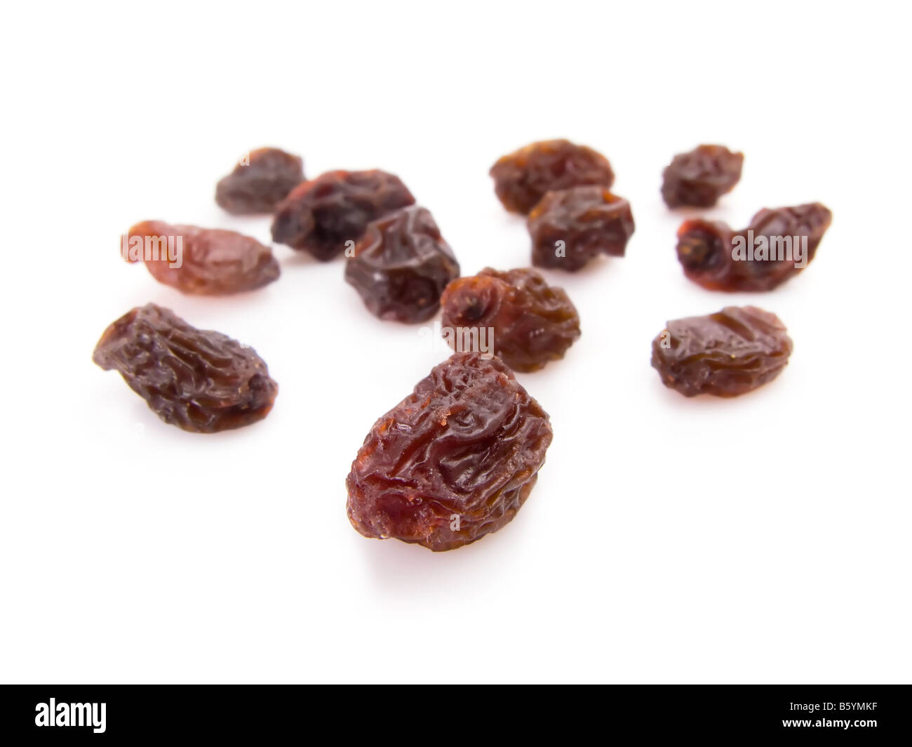 Twelve raisins for New Year wish isolated on white Stock Photo - Alamy