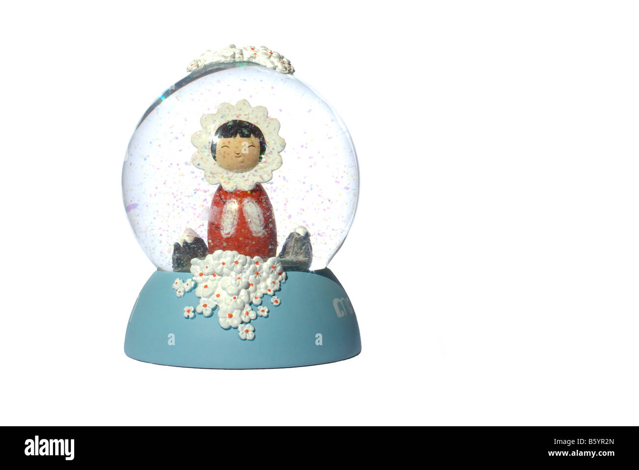 Snow Globe japanese figure Stock Photo Alamy