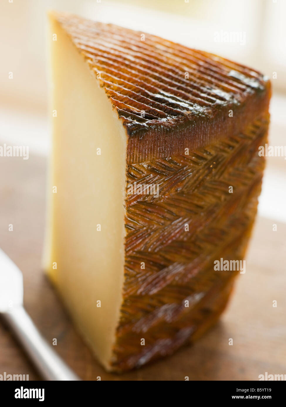 Wedge of Manchego Cheese Stock Photo Alamy