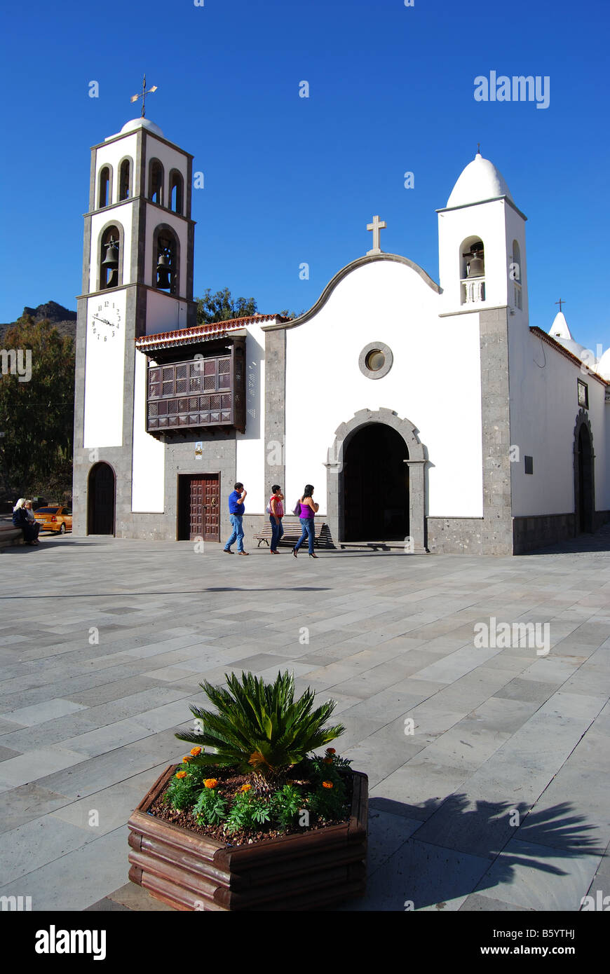 Church of San Fernando, Santiago del Teide, Tenerife, Canary Islands, Spain Stock Photo