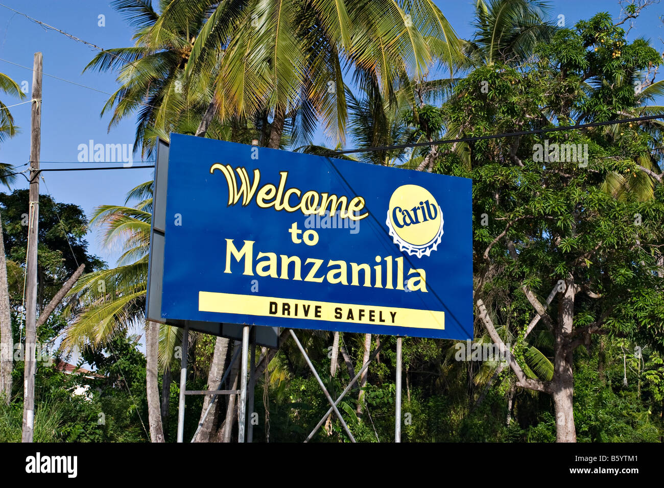 welcome-to-manzanilla-sign-trinidad-trinidad-tobago-caribbean