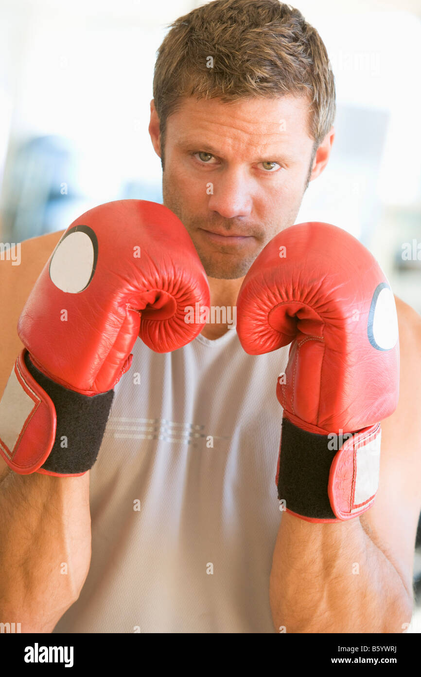 Boxercise man hi-res stock photography and images - Alamy