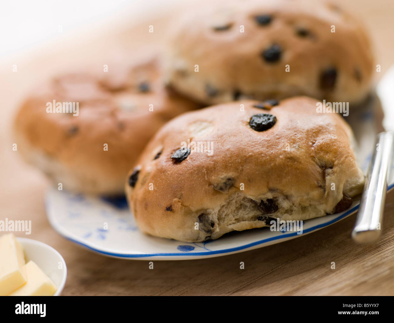 Plate of Tea Cakes Stock Photo