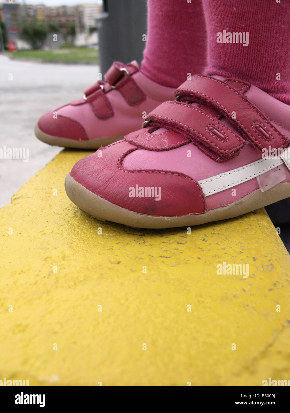 close-up-child-shoes-stock-photo-alamy