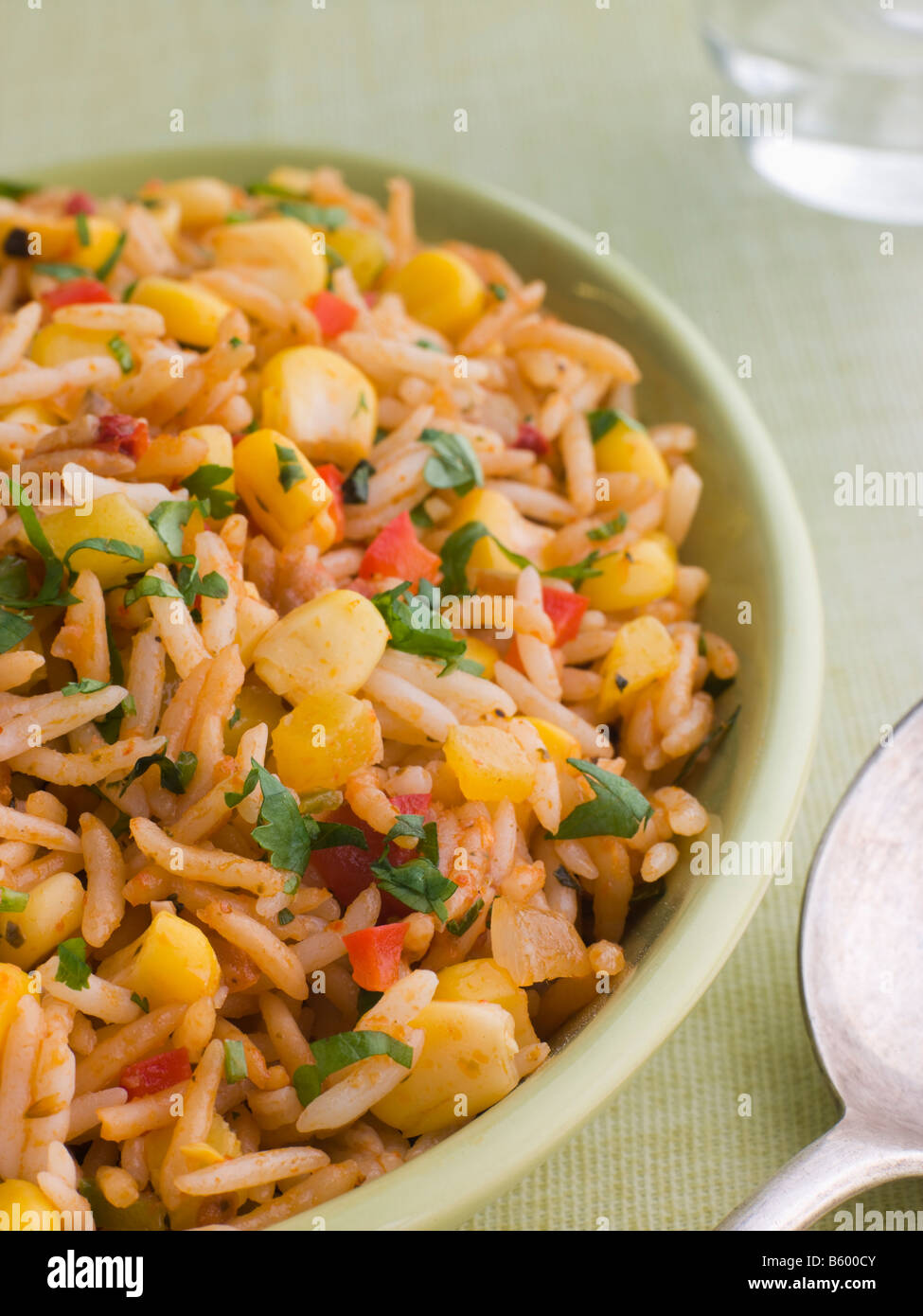Dish of Jambalaya Stock Photo