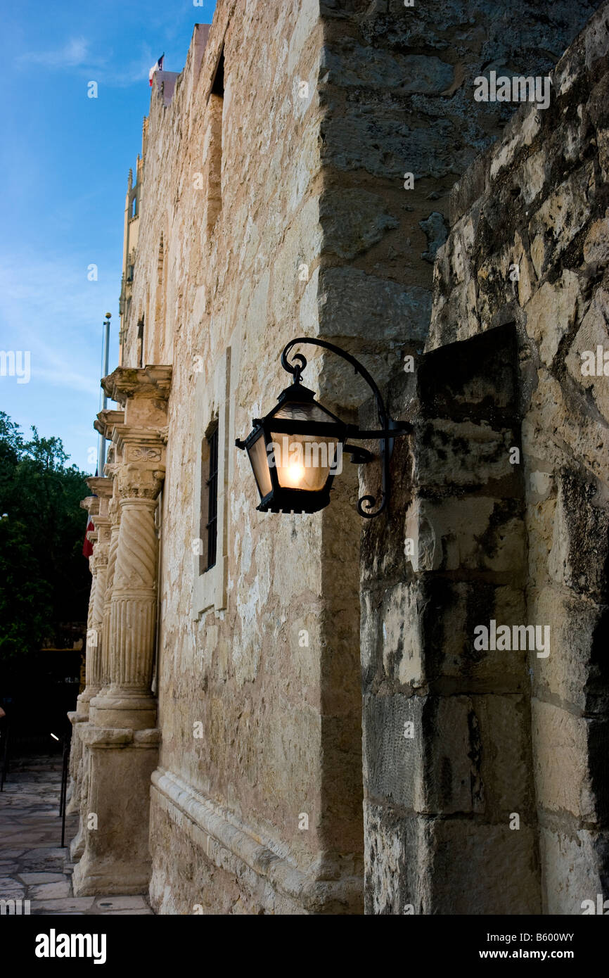 Lantern at the Alamo in San Antonio Texas USA Stock Photo Alamy