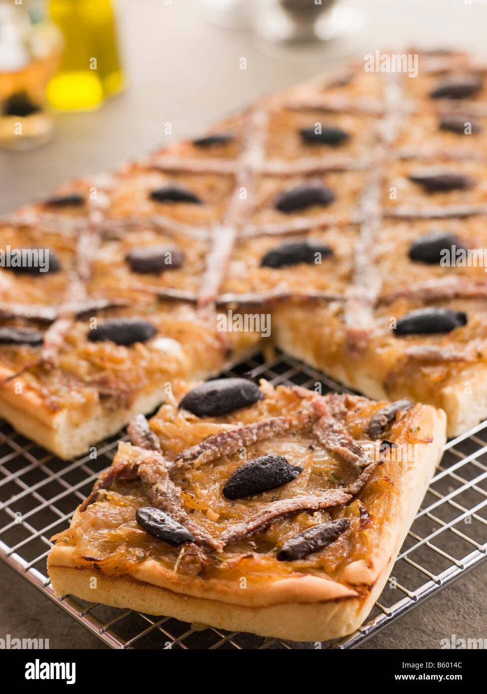 Pissaladiere Stock Photo