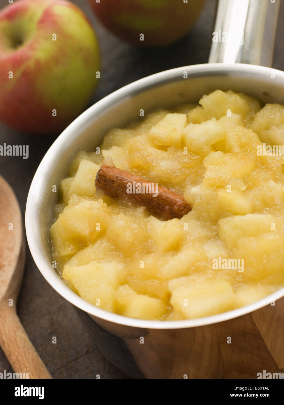 Bramley Apple Sauce Stock Photo Alamy