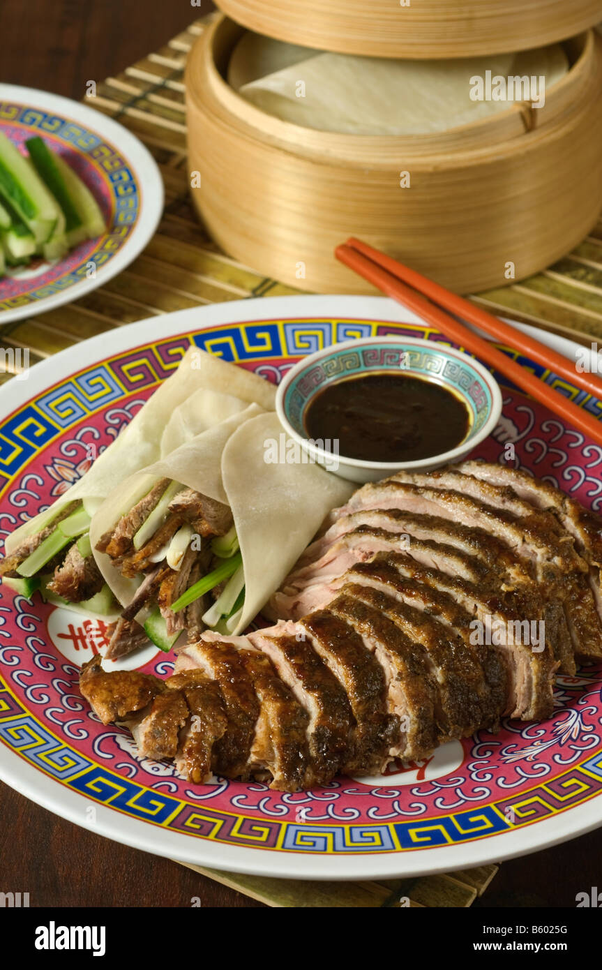 Crispy aromatic duck Chinese Food Stock Photo