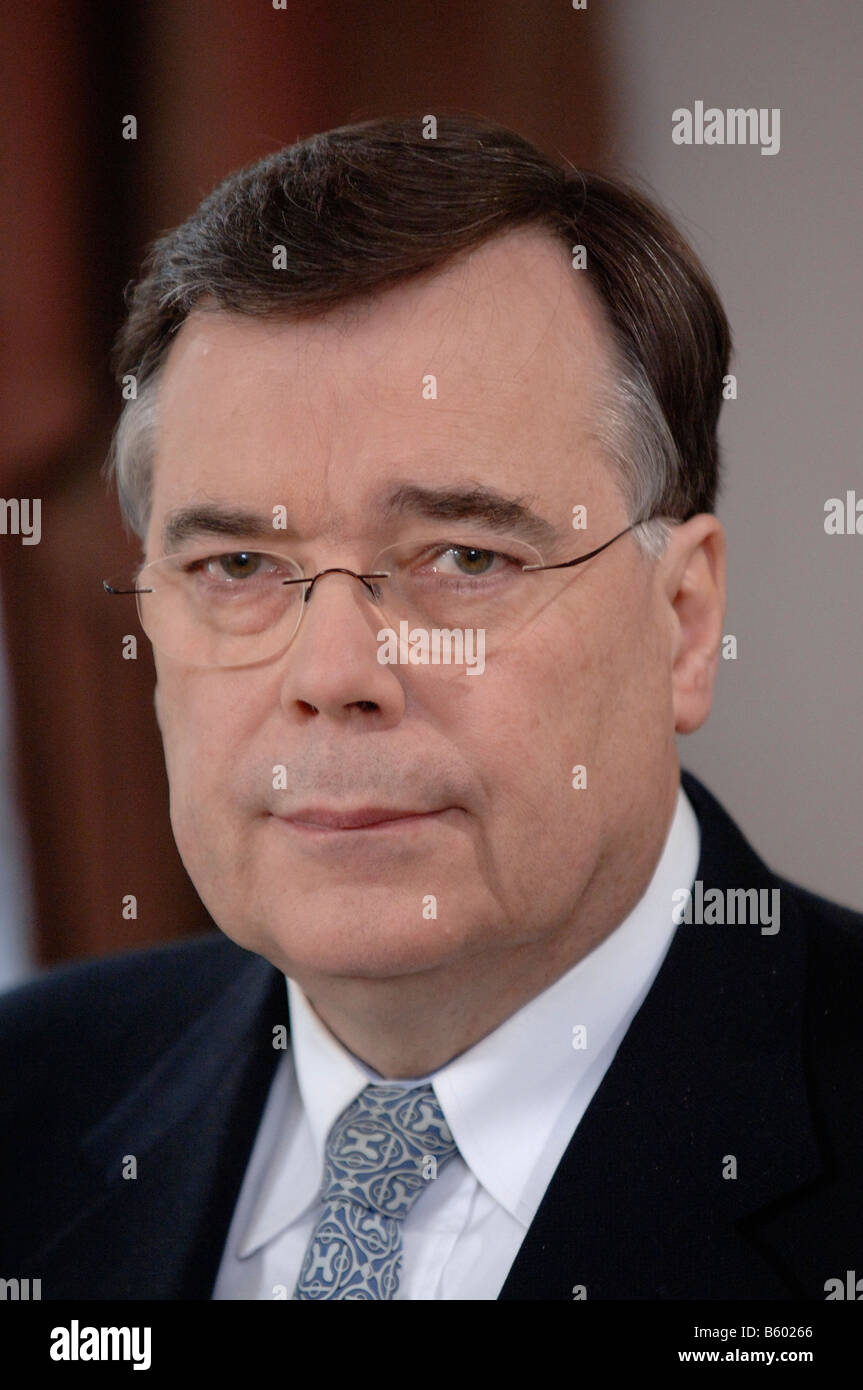Prime minister Geir Haarde Stock Photo Alamy