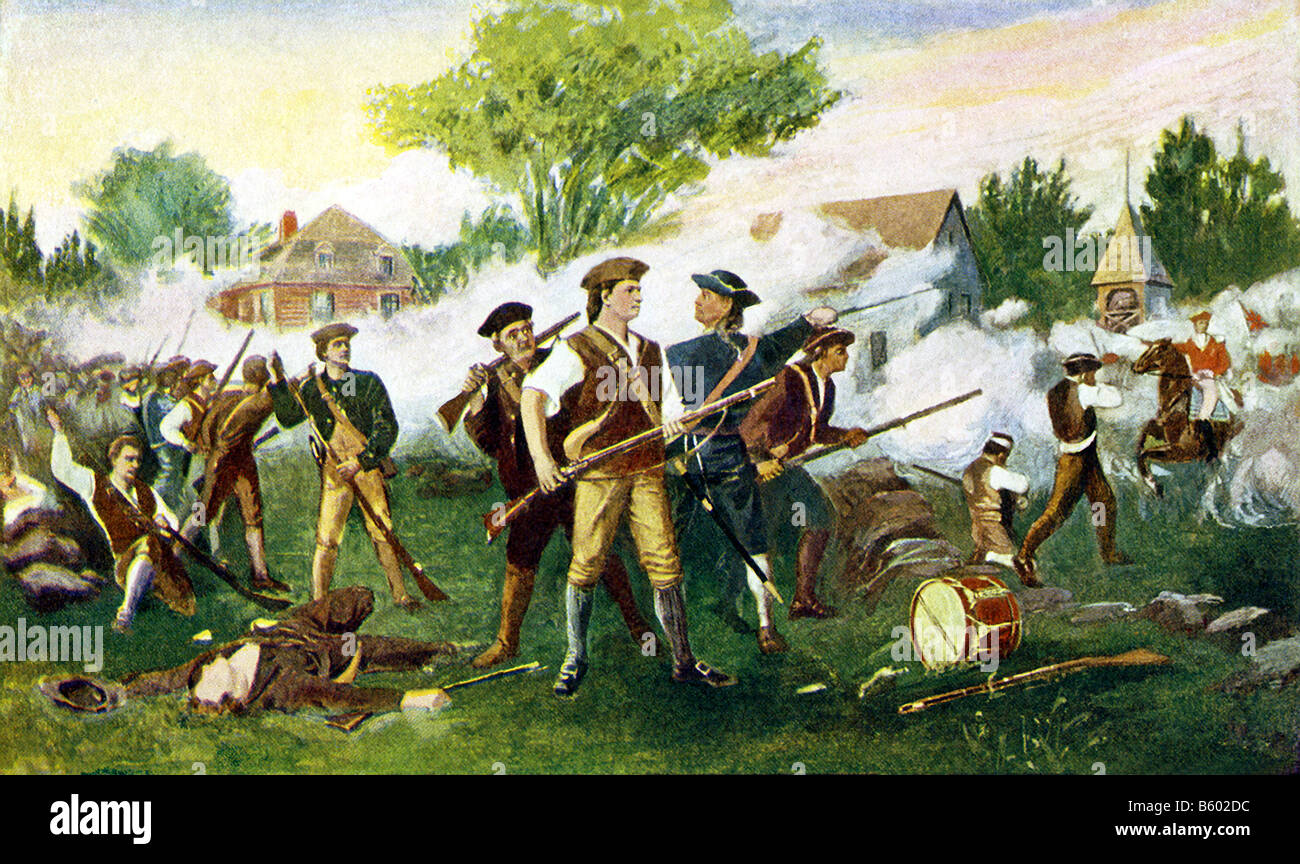 Battle of Lexington Stock Photo