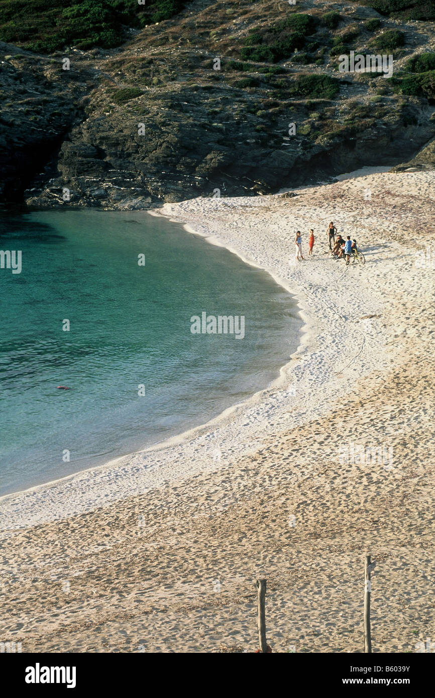 Porto Palmas beach Argentiera coast near Alghero Sardinia Italy Stock Photo