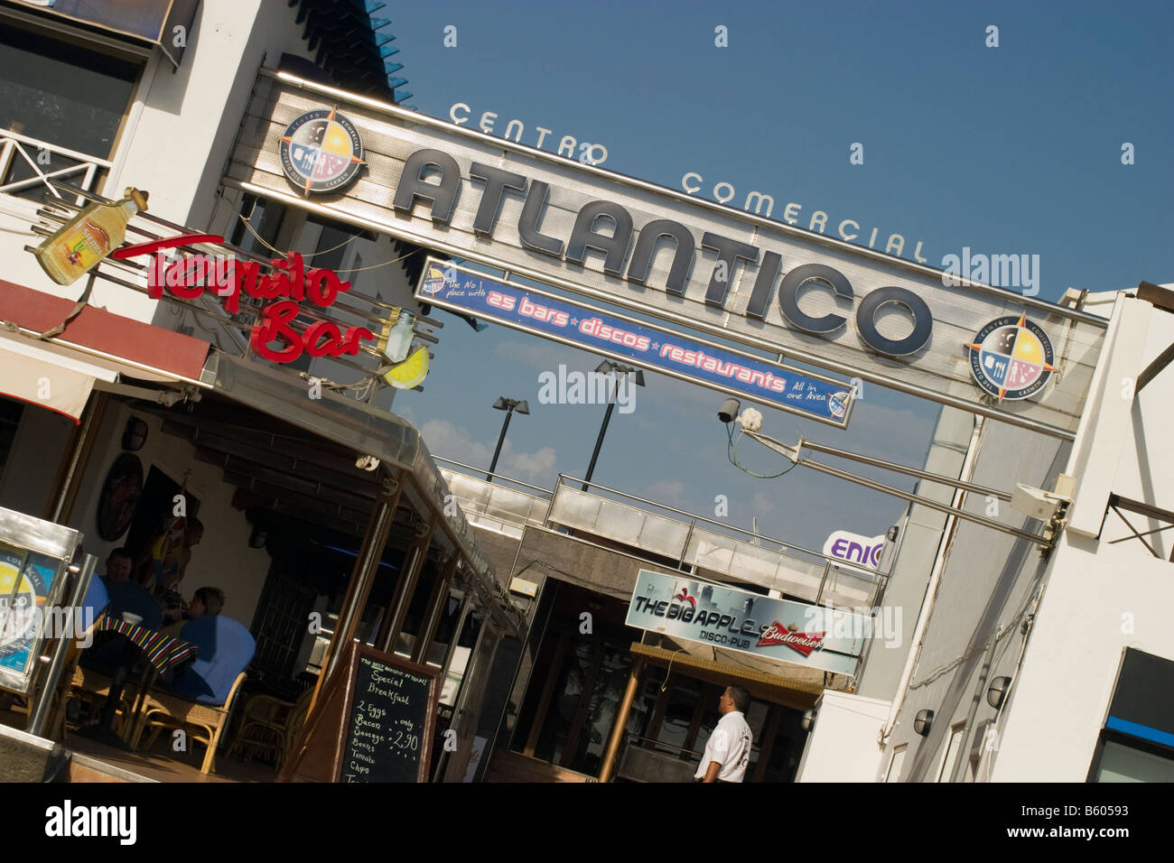 Centro Commercial Atlantico, Puerto Del Carmen, Lanzarote Stock Photo -  Alamy