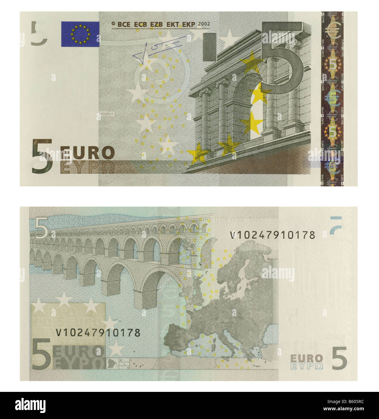 5 euro banknote Stock Photo - Alamy