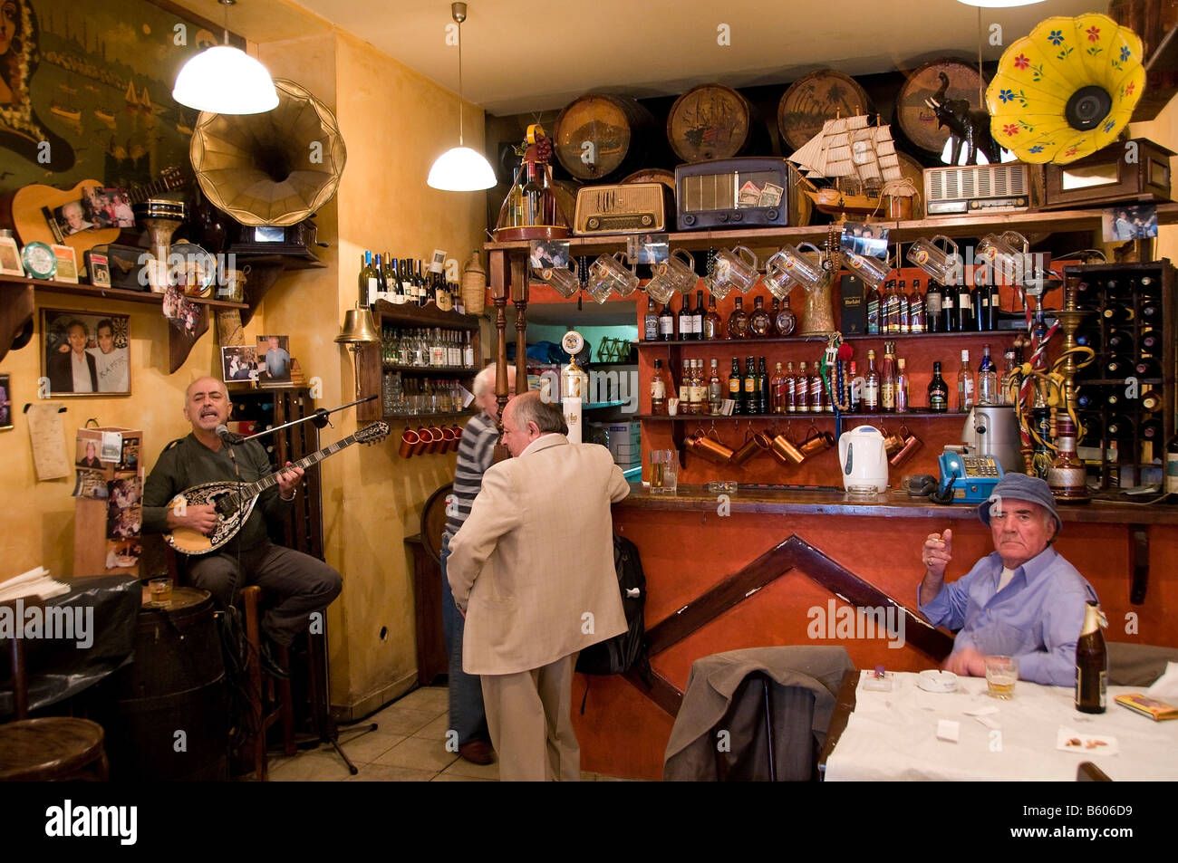 Piraeus Inside chaos music sitar greece Greek words drink cafe bar