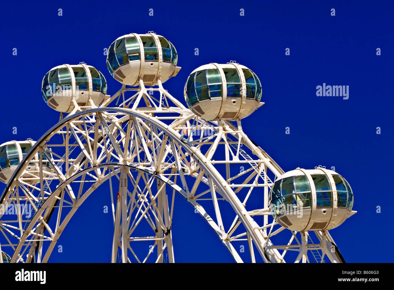 Melbourne Attractions / The Southern Star Observation Wheel. Melbourne Victoria Australia Stock