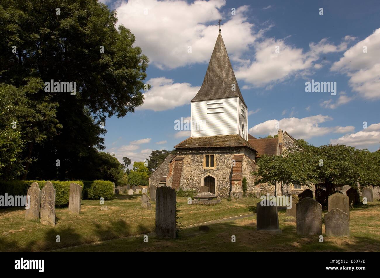 St Nicholas church in Great Bookham, Surrey, England Stock Photo Alamy