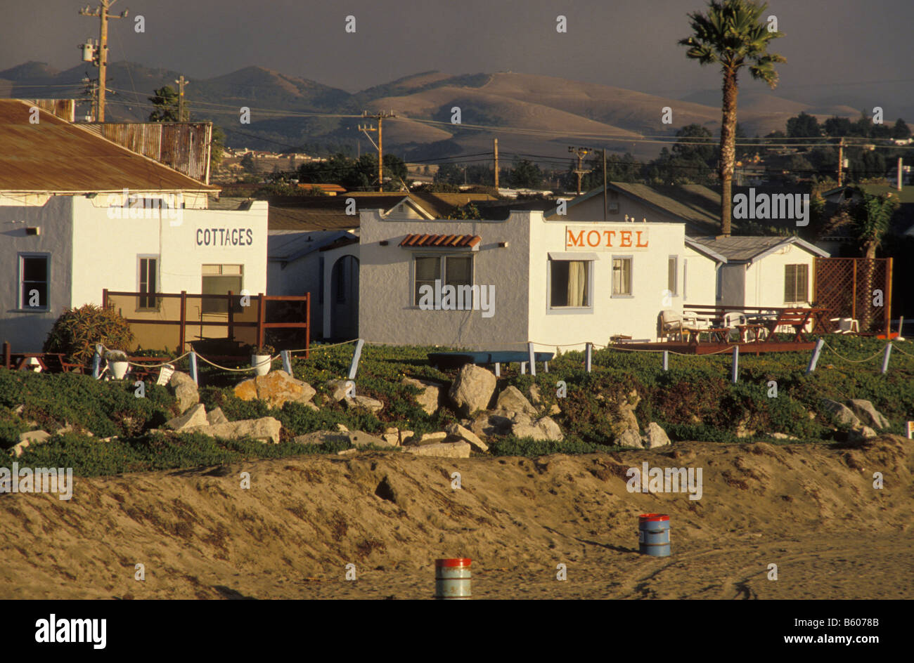 Motel, Beach, Grover, California, America, USA Stock Photo Alamy