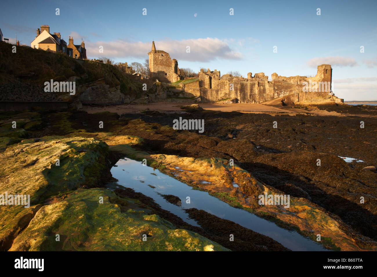 st andrews tide castle sands Fife  Pool &  Stock Photos Images Stock Pool Alamy Fife