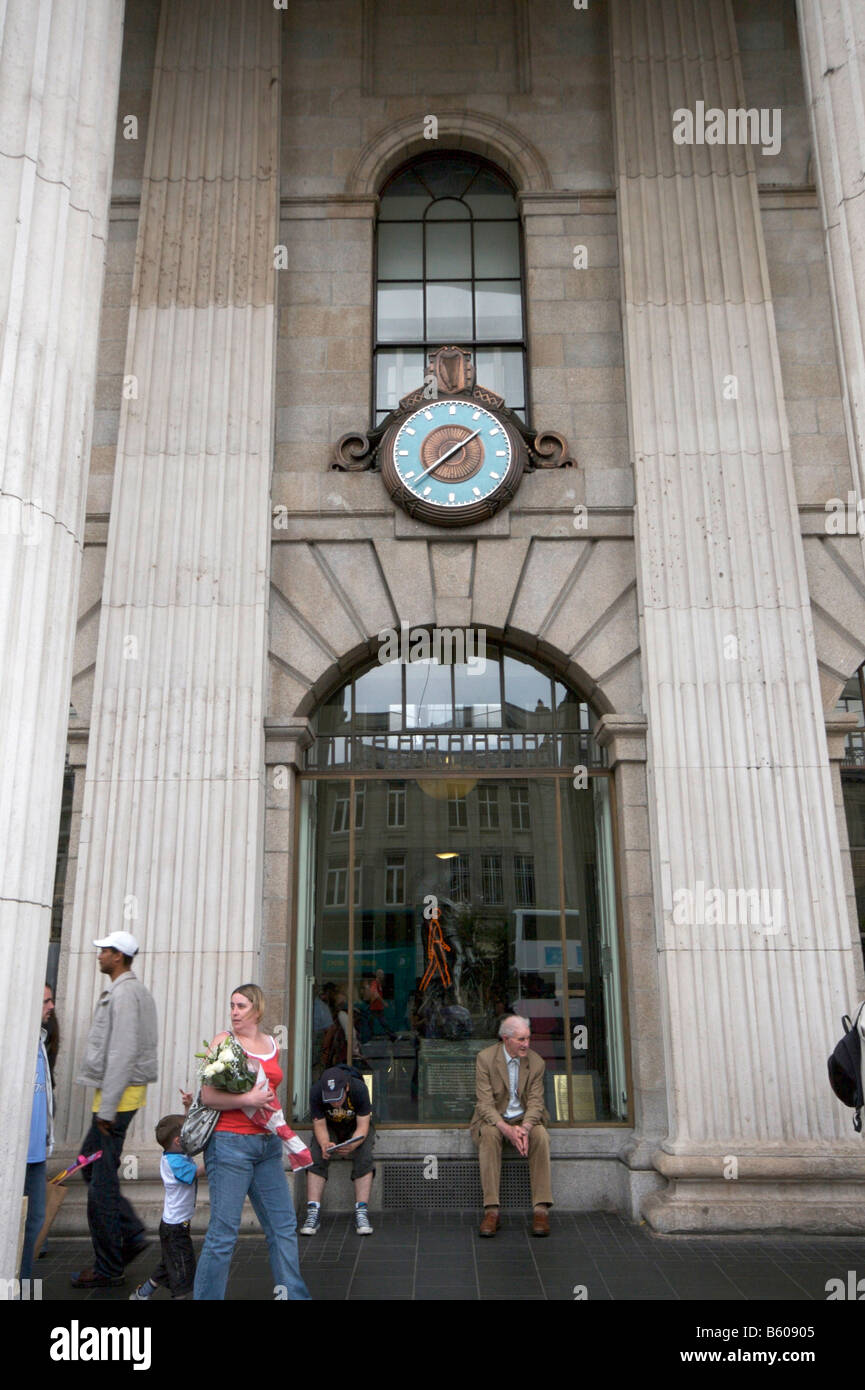 The General Post Office GPO in Dublin is the headquarters of the Irish