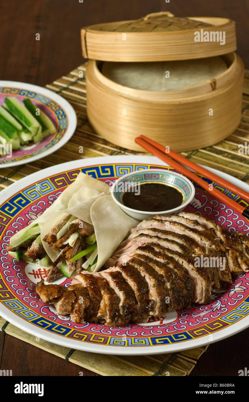 Crispy aromatic duck Chinese Food Stock Photo