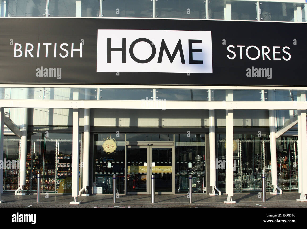 A BHS store on a retail park, Nottingham, England, U.K. Stock Photo